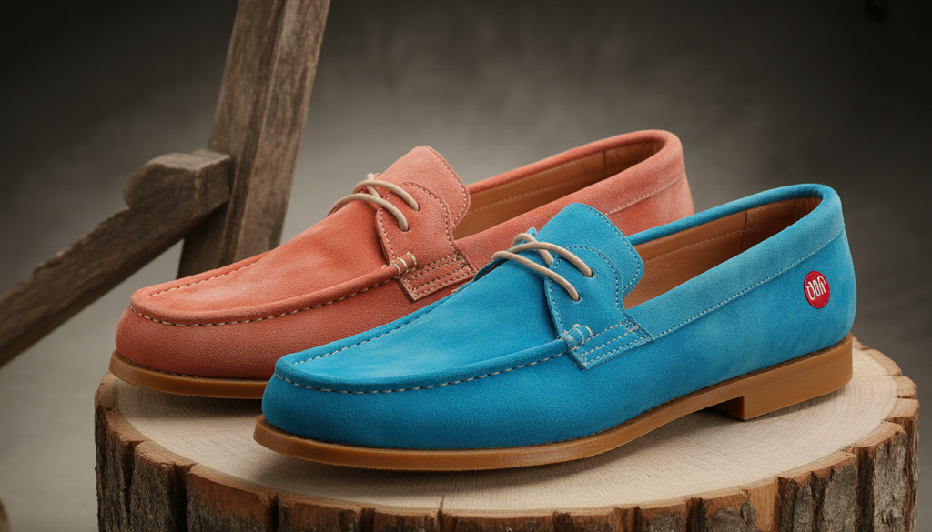Sabots en daim colorés : la tendance incontournable 2025