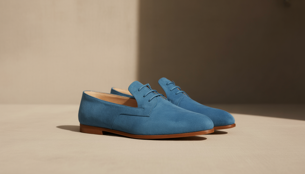 Sabots en daim bleu 2025 : confort, style et tendances