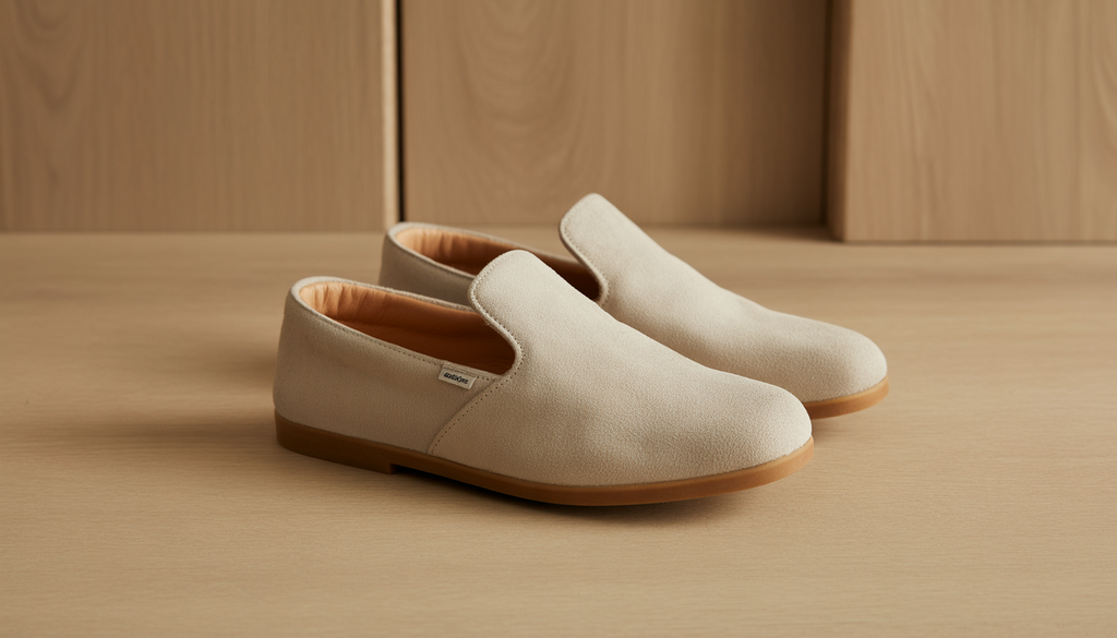 Sabots en daim design nordique : tendance 2025
